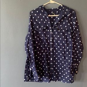 Polka dot blouse